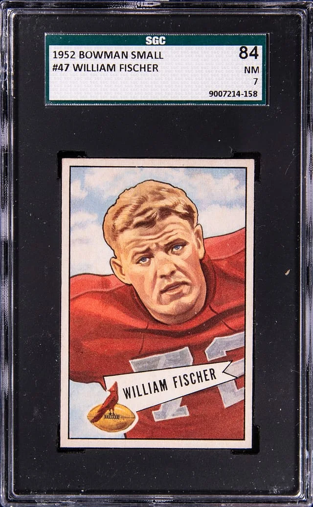1952 Bowman William Fischer Small #47 card image