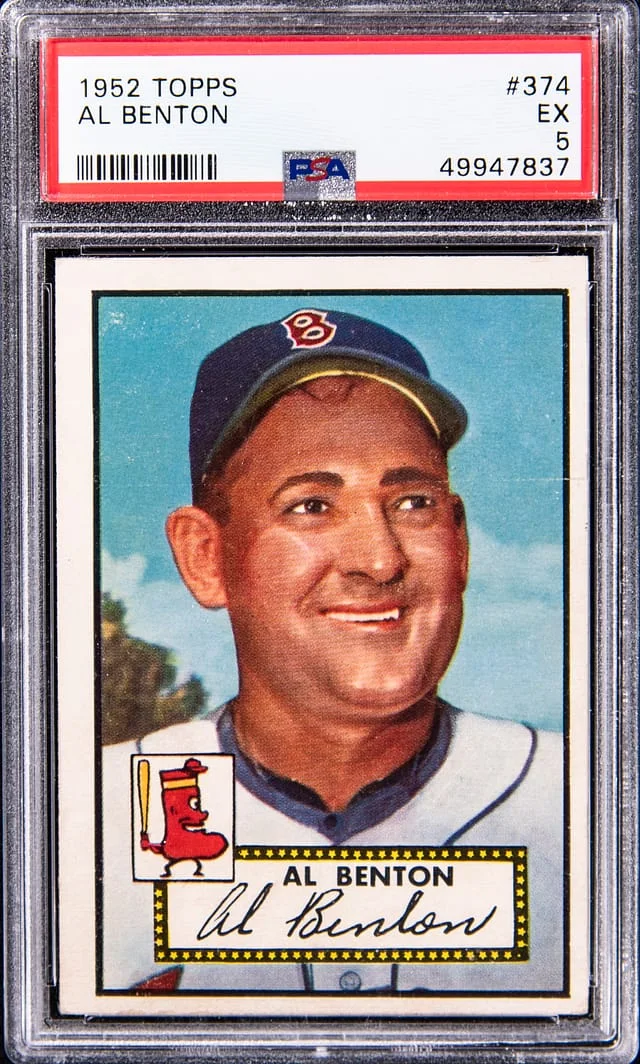 1952 Topps Al Benton #374 card image