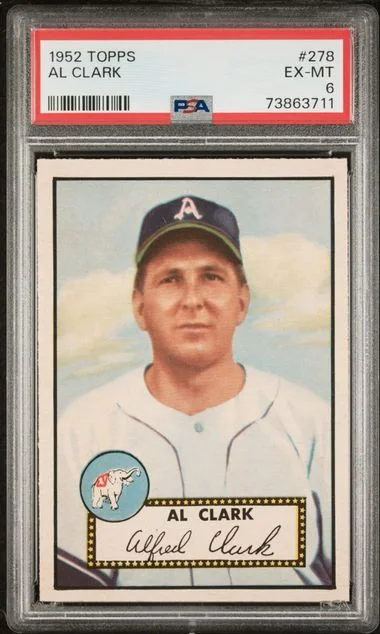 1952 Topps Al Clark #278 card image