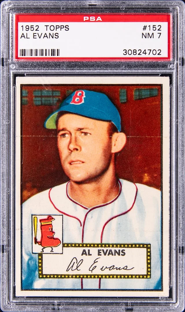 1952 Topps Al Evans #152 card image