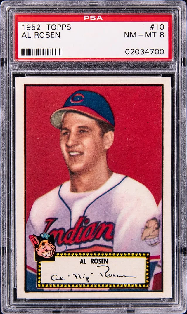 1952 Topps Al Rosen #10 card image