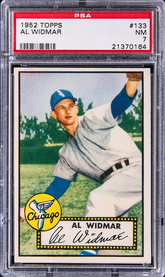 1952 Topps Al Widmar #133 card image