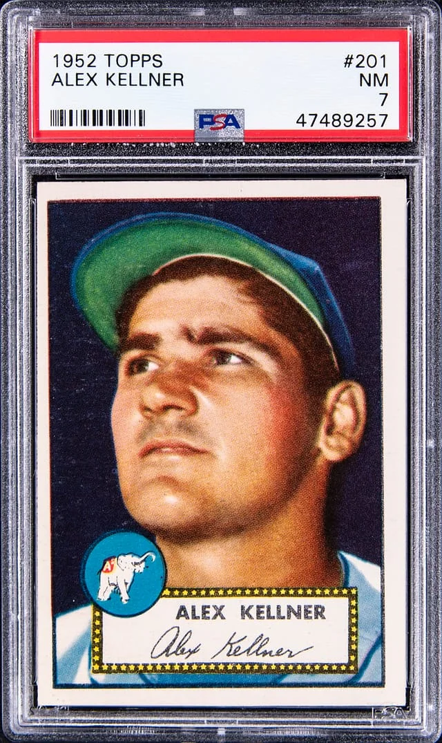 1952 Topps Alex Kellner #201 card image