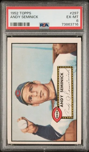 1952 Topps Andy Seminick #297 card image