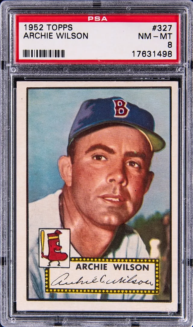 1952 Topps Archie Wilson #327 card image