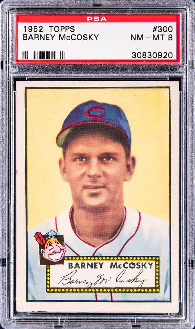 1952 Topps Barney McCosky #300 card image