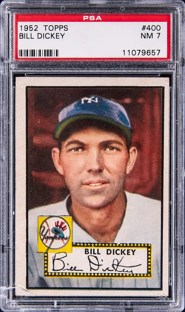1952 Topps Bill Dickey #400 card image