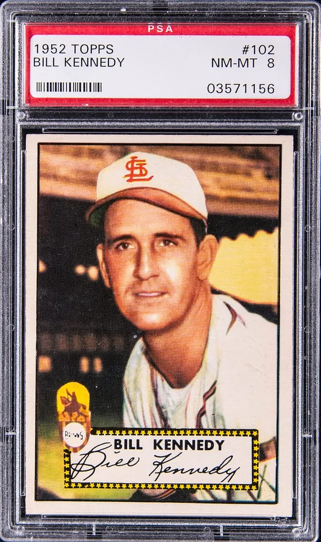 1952 Topps Bill Kennedy #102 card image