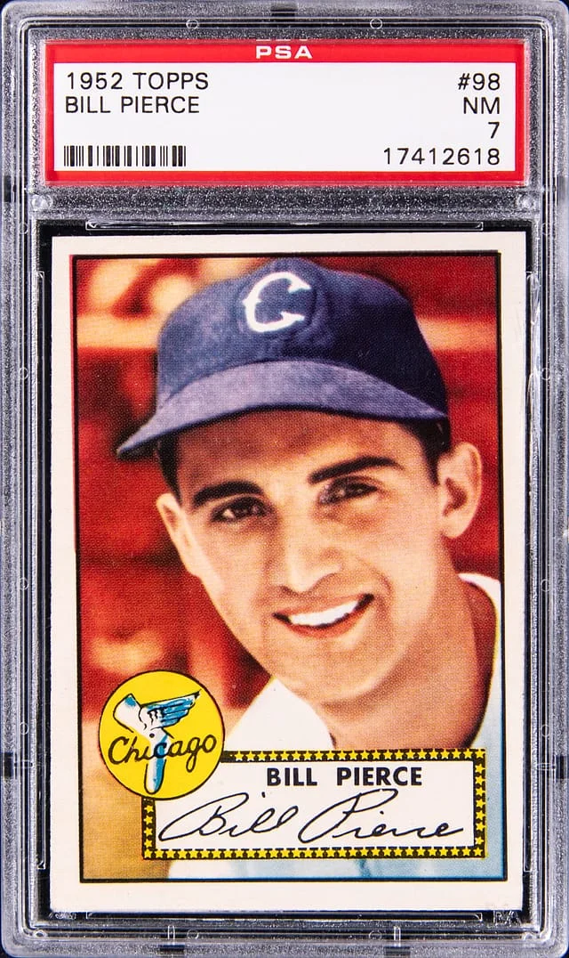 1952 Topps Bill Pierce #98 card image