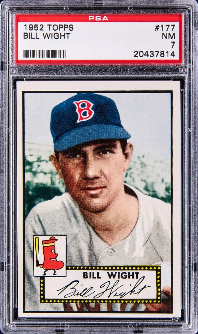 1952 Topps Bill Wright #177 card image