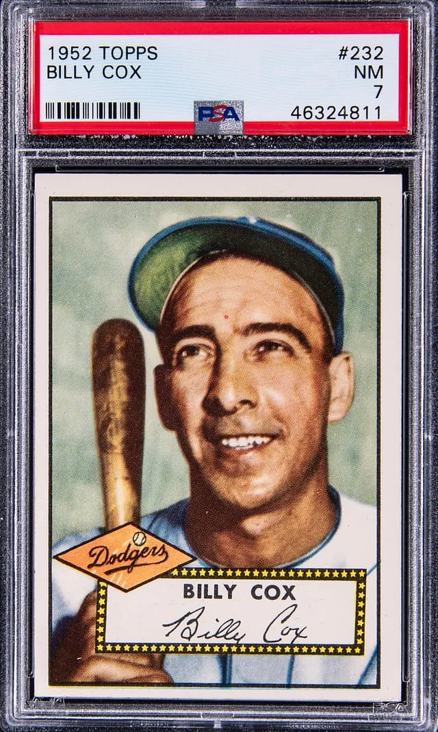 1952 Topps Billy Cox #232 card image