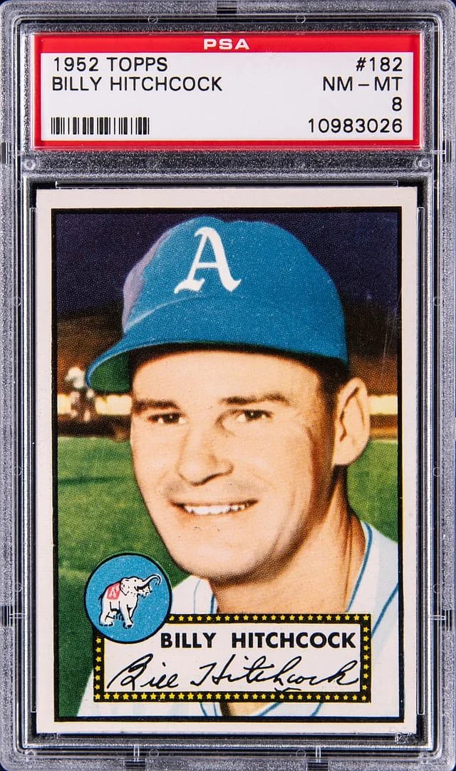 1952 Topps Billy Hitchcock #182 card image