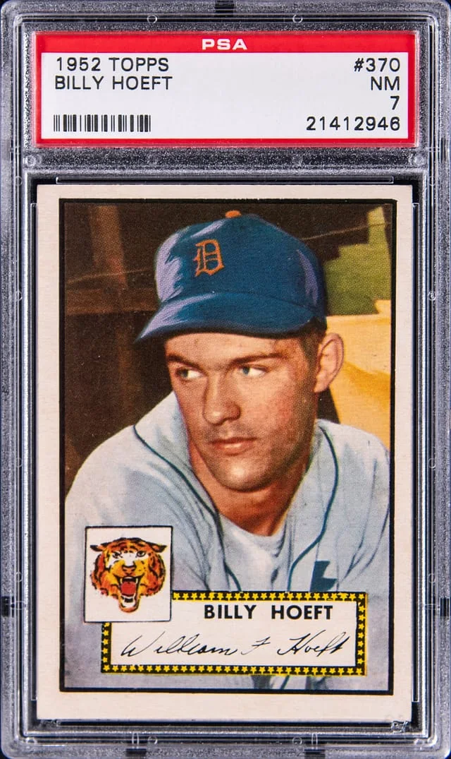 1952 Topps Billy Hoeft #370 card image