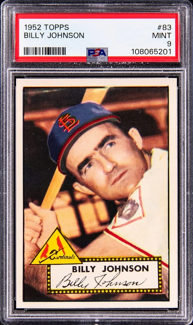 1952 Topps Billy Johnson #83 card image