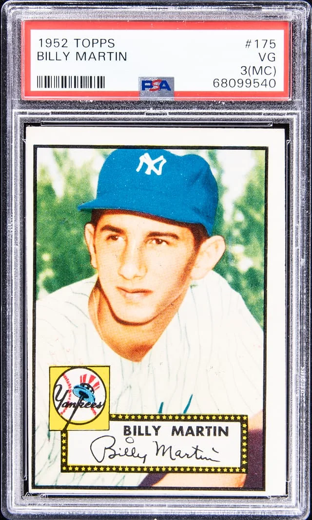1952 Topps Billy Martin #175 card image
