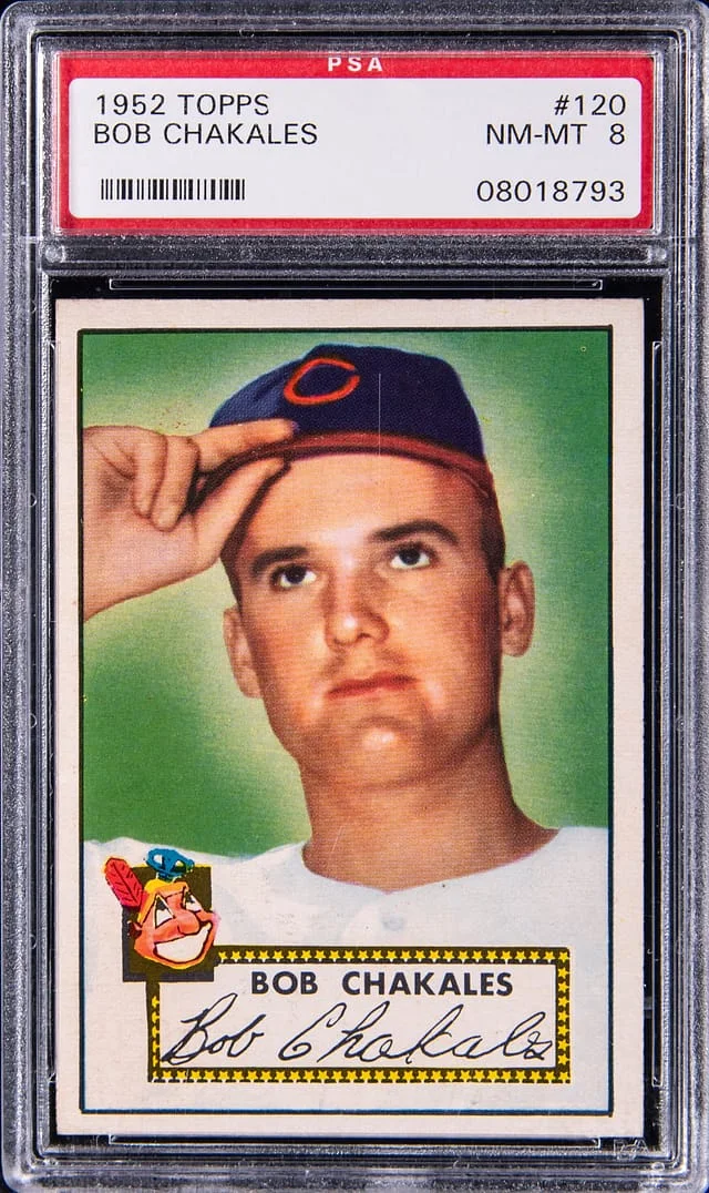 1952 Topps Bob Chakales #120 card image