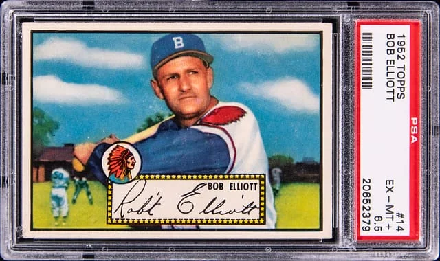 1952 Topps Bob Elliott #14 card image
