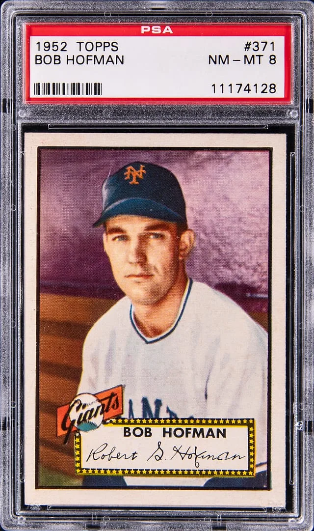 1952 Topps Bob Hofman #371 card image