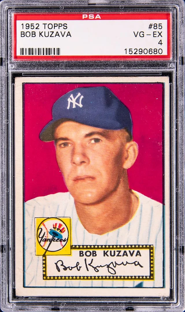 1952 Topps Bob Kuzava #85 card image