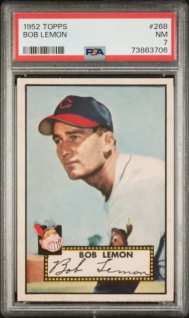 1952 Topps Bob Lemon #268 card image