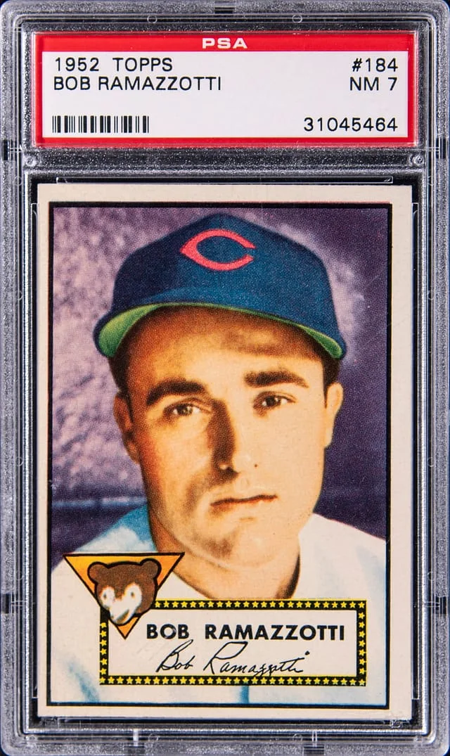 1952 Topps Bob Ramazzotti #184 card image
