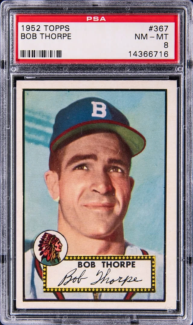1952 Topps Bob Thorpe #367 card image