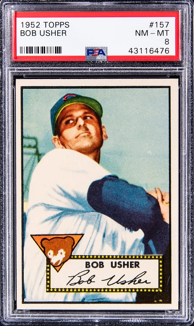 1952 Topps Bob Usher #157 card image
