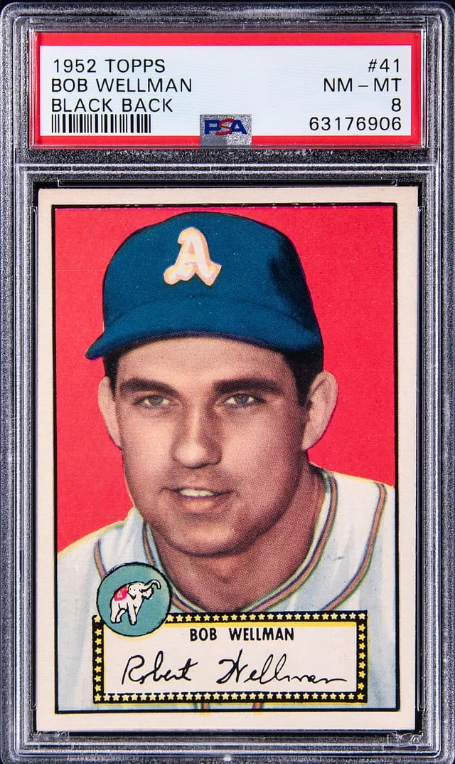 1952 Topps Bob Wellman #41 card image