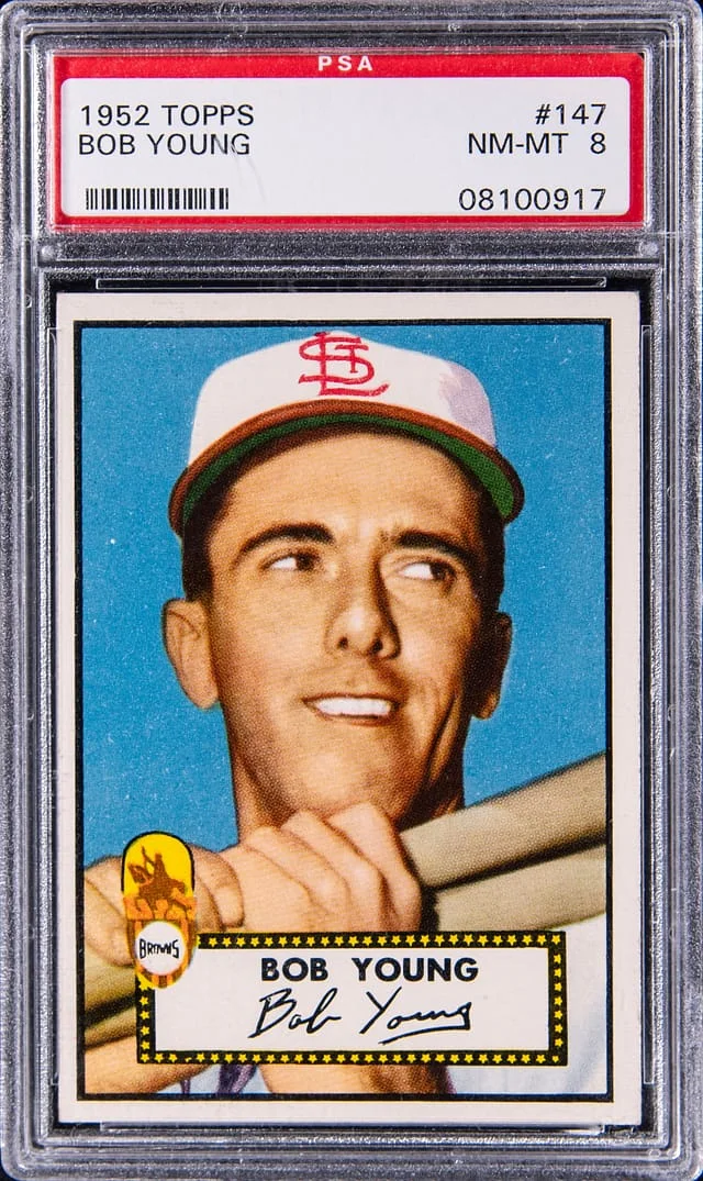 1952 Topps Bob Young #147 card image