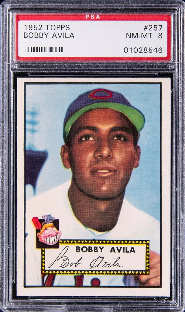 1952 Topps Bobby Avila #257 card image