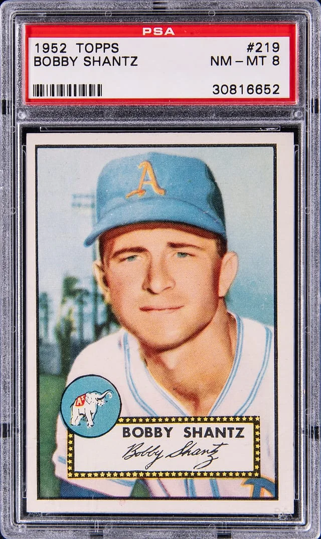 1952 Topps Bobby Shantz #219 card image