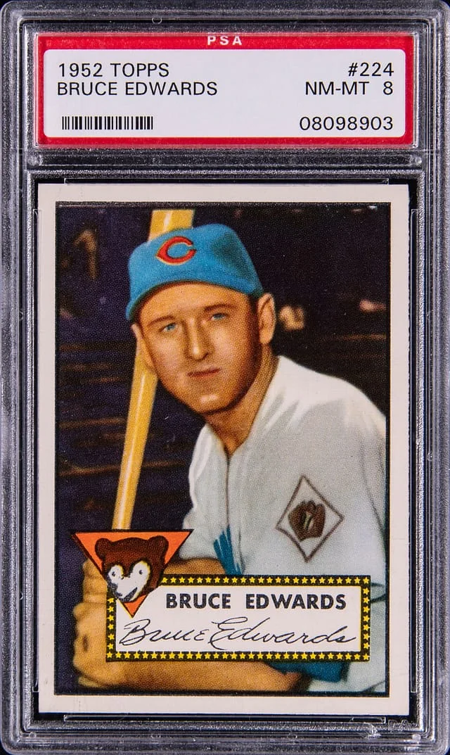 1952 Topps Bruce Edwards #224 card image