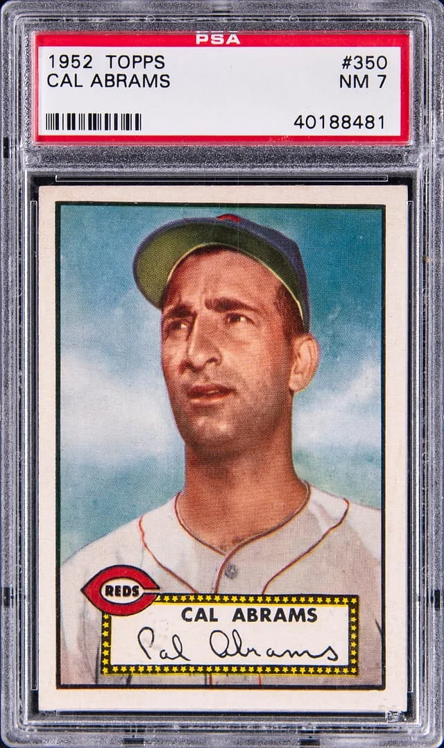 1952 Topps Cal Abrams #350 card image