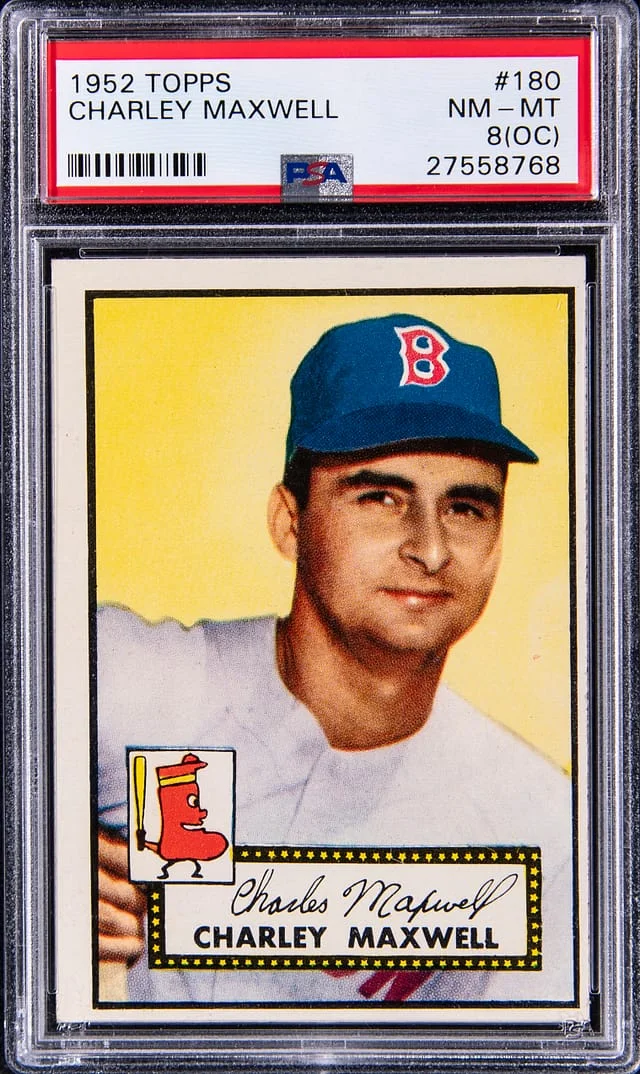 1952 Topps Charley Maxwell #180 card image
