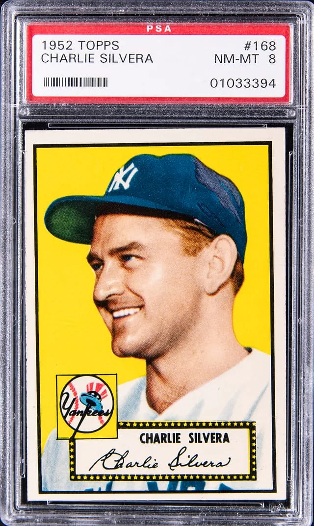 1952 Topps Charlie Silvera #168 card image