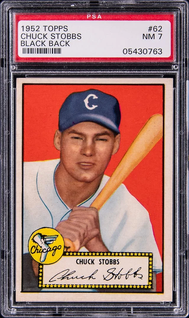 1952 Topps Chuck Stobbs #62 card image