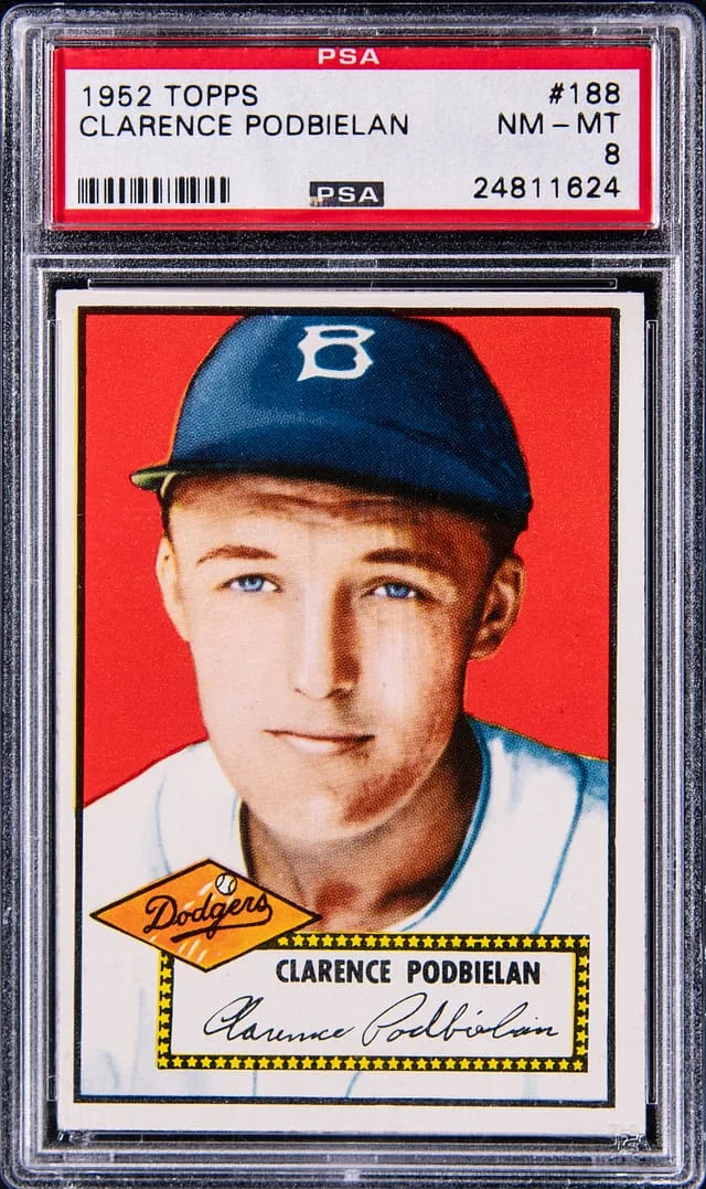 1952 Topps Clarence Podbielan #188 card image