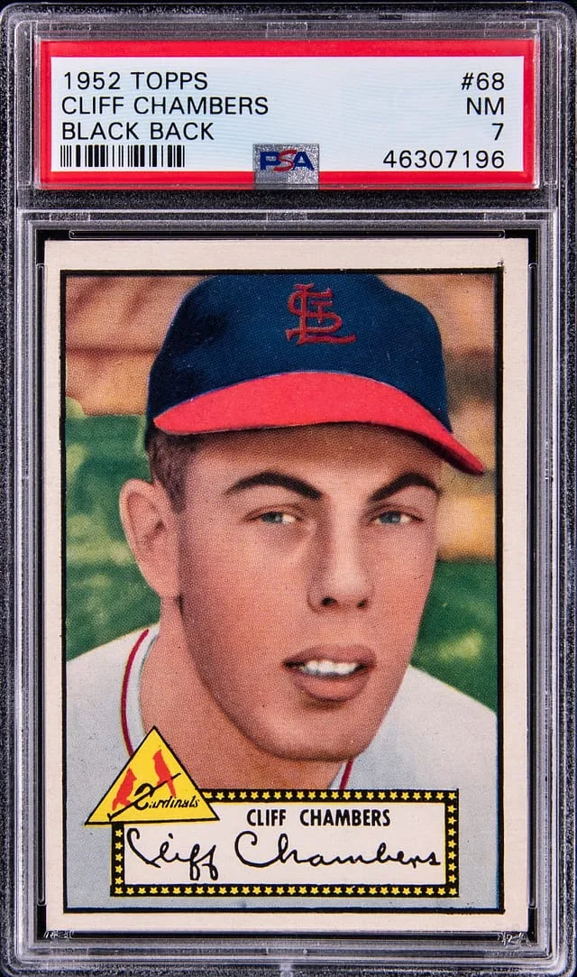 1952 Topps Cliff Chambers #68 card image