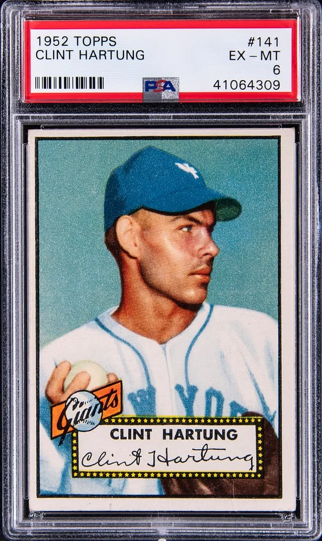 1952 Topps Clint Hartung #141 card image