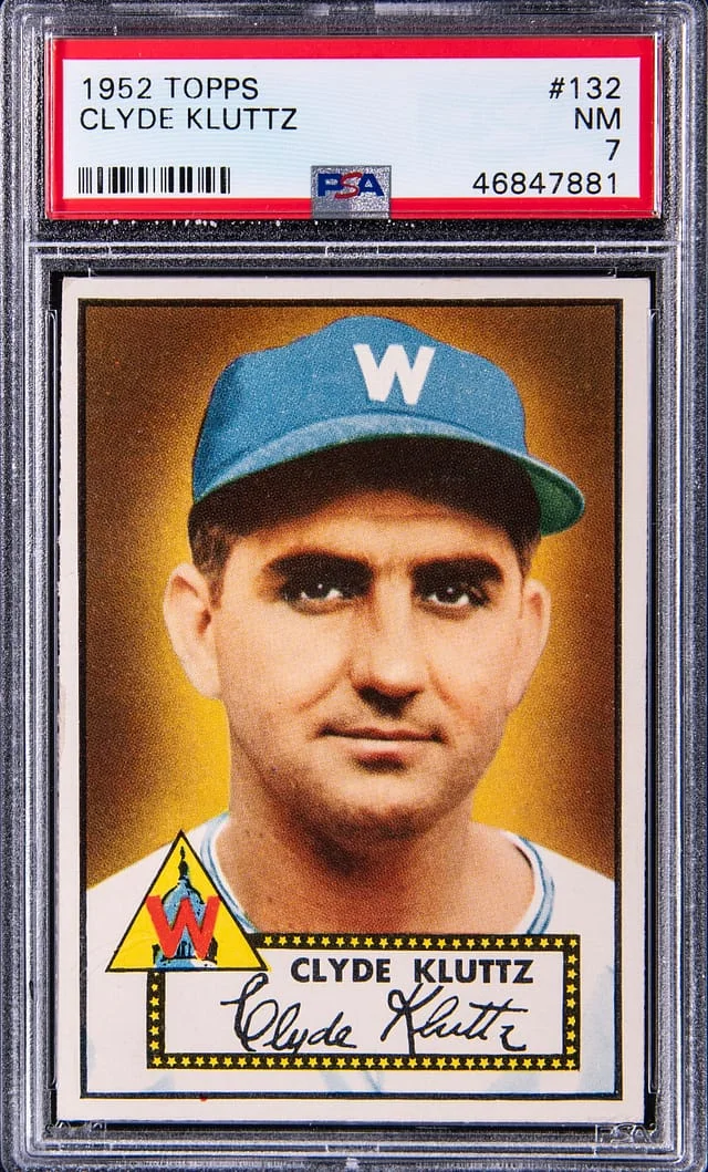 1952 Topps Clyde Kluttz #132 card image