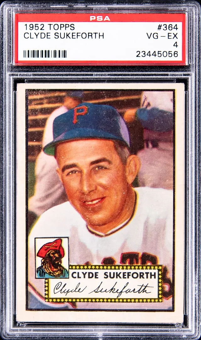 1952 Topps Clyde Sukeforth #364 card image