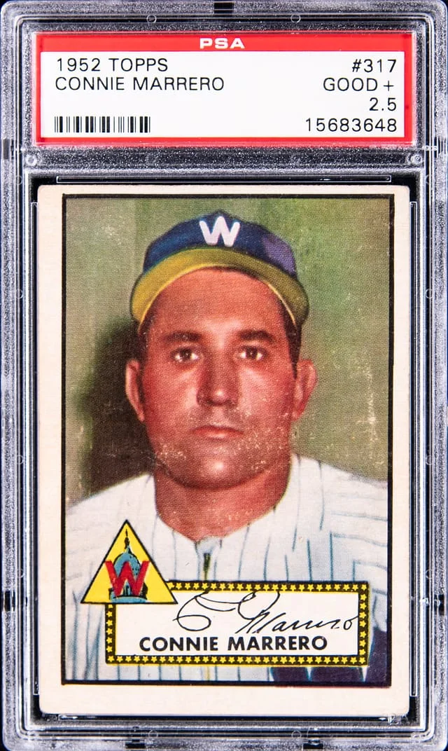 1952 Topps Connie Marrero #317 card image