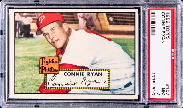 1952 Topps Connie Ryan #107 card image