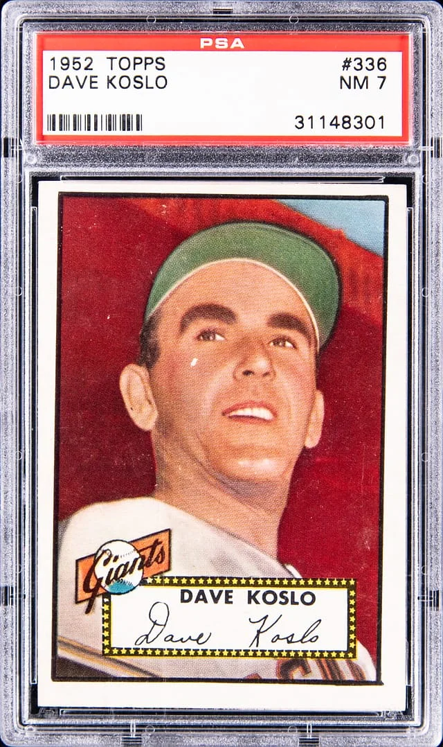 1952 Topps Dave Koslo #336 card image