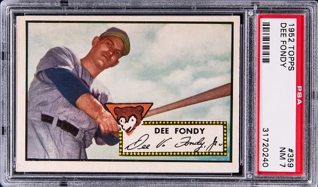1952 Topps Dee Fondy #359 card image
