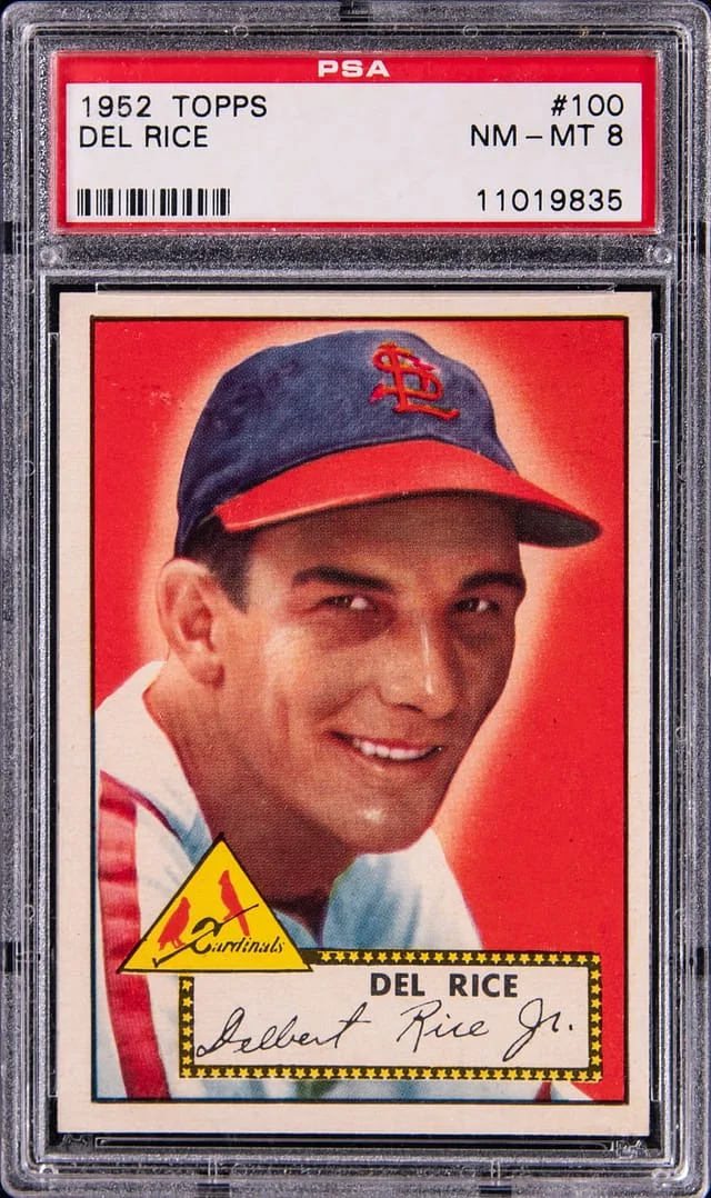 1952 Topps Del Rice #100 card image
