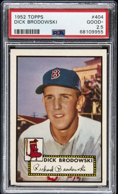 1952 Topps Dick Brodowski #404 card image