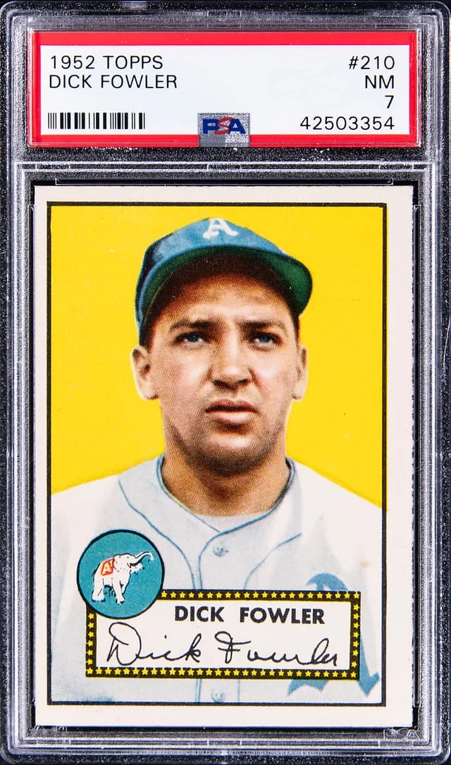 1952 Topps Dick Fowler #210 card image