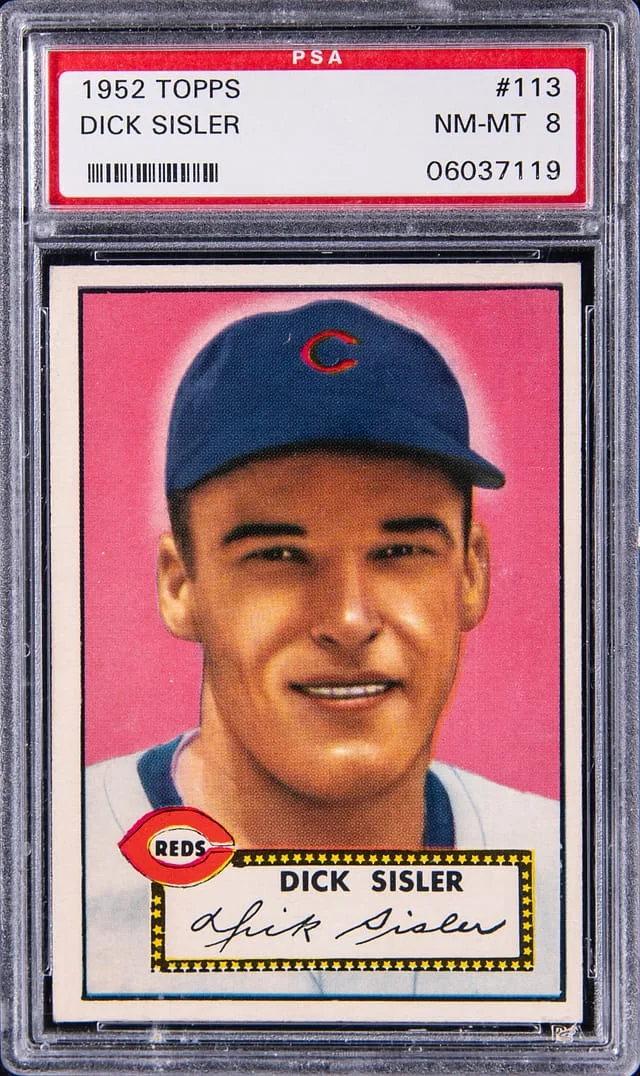 1952 Topps Dick Sisler #113 card image