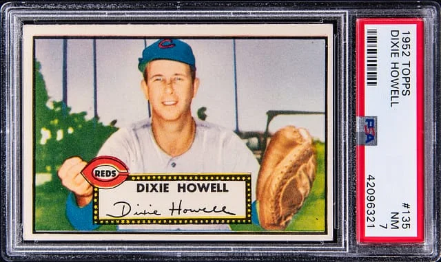 1952 Topps Dixie Howell #135 card image